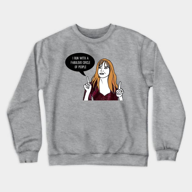 Fabulous Circle Crewneck Sweatshirt by Katsillustration